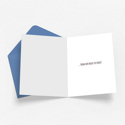 Gingerbread Houses Christmas Card