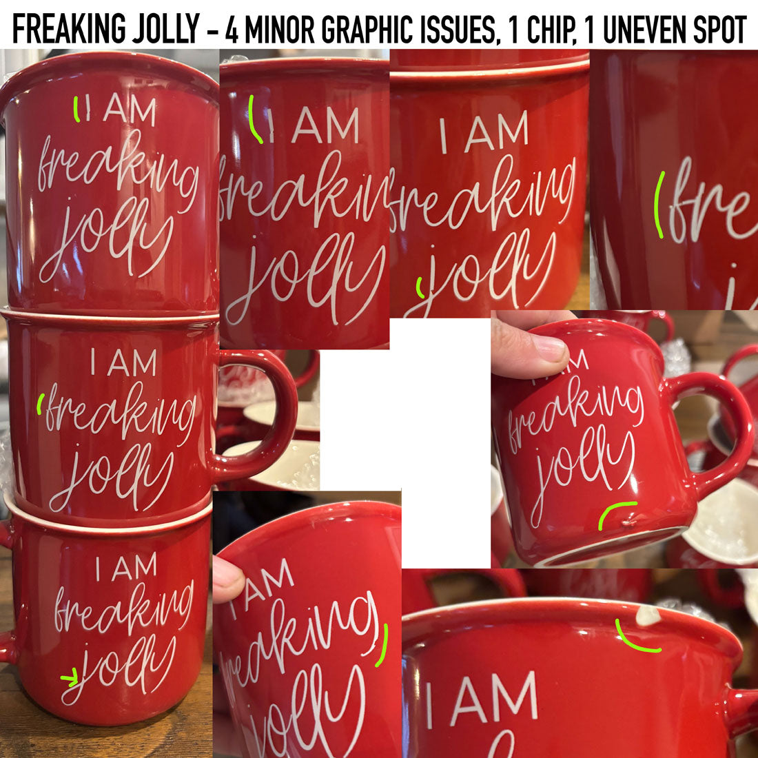 IMPERFECT Christmas Mugs